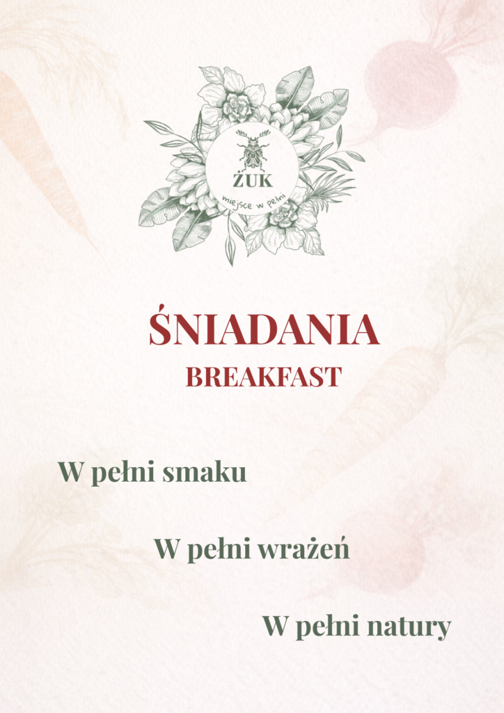 menu śniadaania
