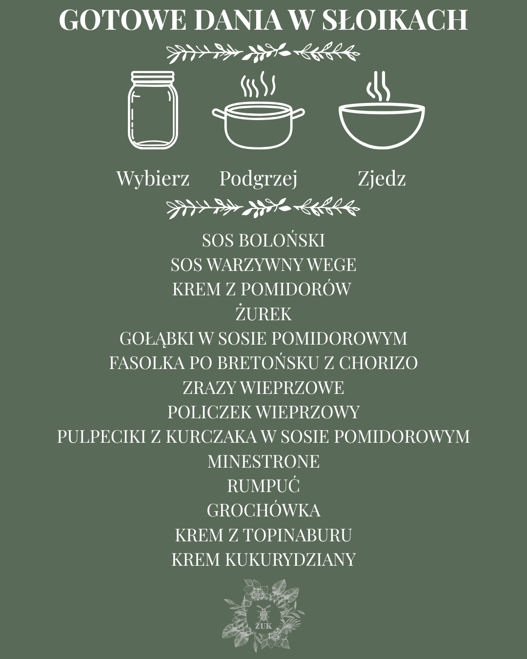 gotowe dania w słoikach | żuk restauracja
